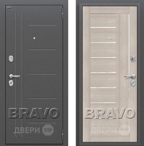 Входная металлическая Дверь Bravo Оптим Проф Капучино в Балашихе