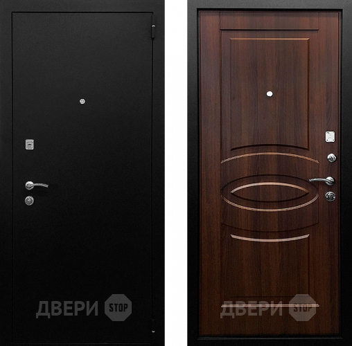 Входная металлическая Дверь Ратибор Классик 3К Орех бренди в Балашихе