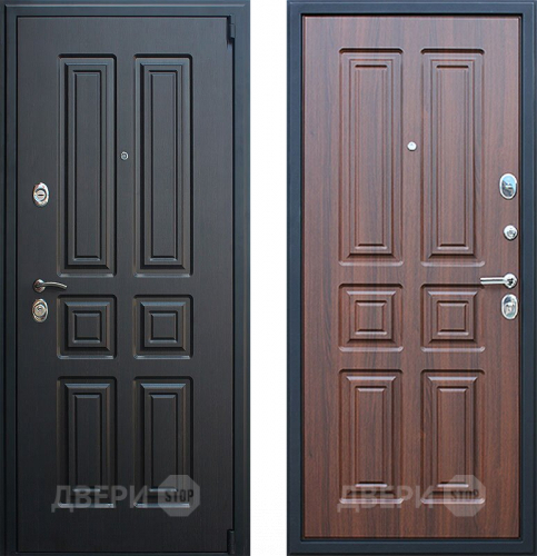 Входная металлическая Дверь Йошкар Атлант Орех бренди в Балашихе