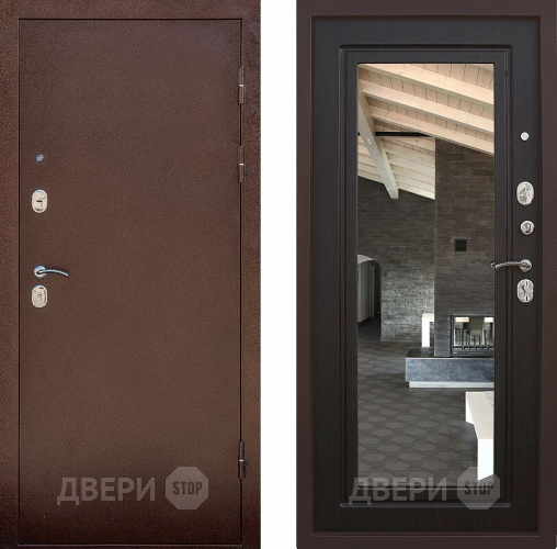 Входная металлическая Дверь Снедо Сити Венге с зеркалом в Балашихе