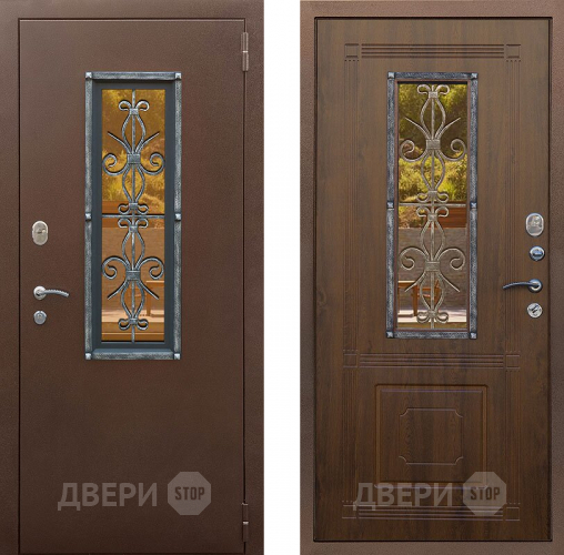 Входная металлическая Дверь Снедо Плющ Винорит  Грецкий орех  в Балашихе