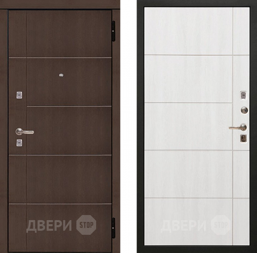 Входная металлическая Дверь Сударь МД-10 Белый ясень в Балашихе