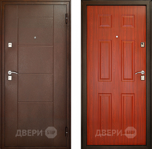 Входная металлическая Дверь Форпост Модель 73 Орех в Балашихе