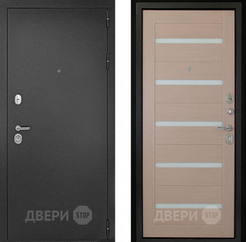 Входная металлическая Дверь Дверной Континент Рубикон - 1 Царга Капучино в Балашихе
