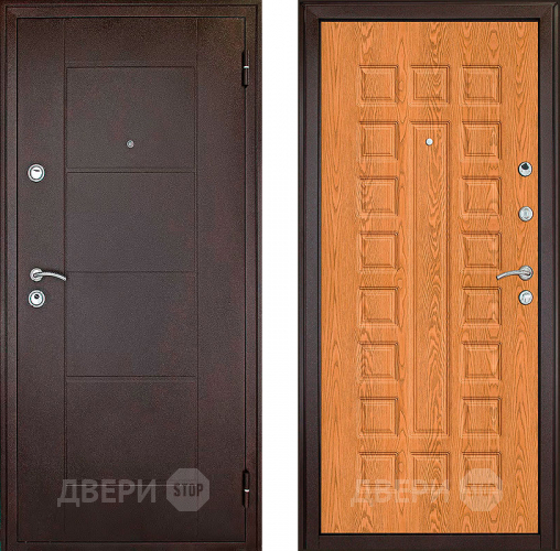 Входная металлическая Дверь Форпост Квадро Дуб золотой в Балашихе