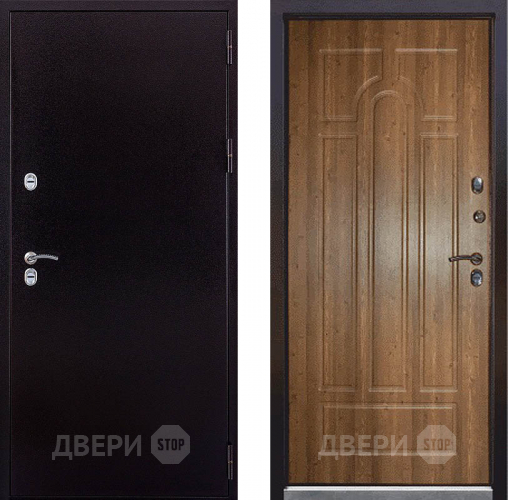 Дверь Заводская Урал Термо Орех Кантри (с терморазрывом) в Балашихе