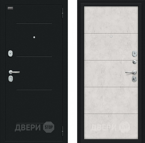 Входная металлическая Дверь Bravo Граффити-1 Букле черное/Look Art в Балашихе