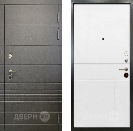 Входная металлическая Дверь Ратибор Мегаполис 3К Силк сноу в Балашихе