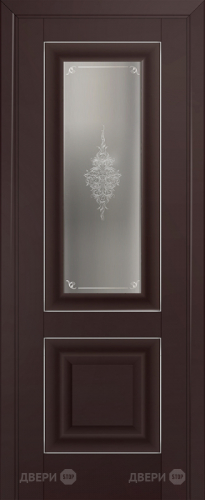 Межкомнатная дверь ProfilDoors 28U темно-коричневый (матовое, кристалл с узором) в Балашихе