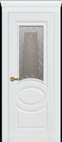 Межкомнатная дверь Марго ПО белая эмаль (мателюкс с фрезеровкой) в Балашихе