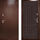 Входная металлическая Дверь (Дверной Континент) Термаль Ультра Венге в Балашихе