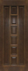 Межкомнатная дверь 11-ПГ темный лак в Балашихе
