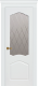 Межкомнатная дверь Танго ПО белая эмаль (мателюкс с фрезеровкой) в Балашихе