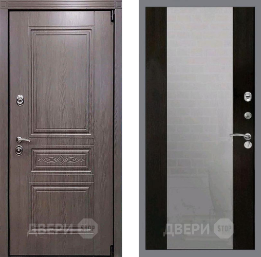 Входная металлическая Дверь Рекс (REX) Пренмиум-S СБ-16 Зеркало Венге в Балашихе
