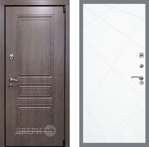 Входная металлическая Дверь Рекс (REX) Пренмиум-S FL-291 Силк Сноу в Балашихе