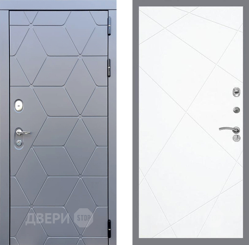 Входная металлическая Дверь Стоп КОСМО ФЛ-291 Силк Сноу в Балашихе