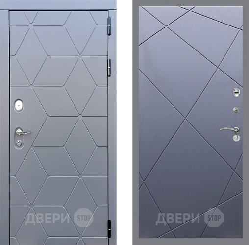 Входная металлическая Дверь Стоп КОСМО ФЛ-291 Силк титан в Балашихе