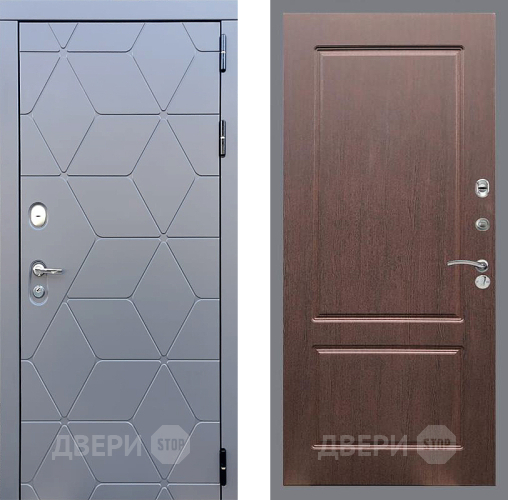Дверь Стоп КОСМО ФЛ-117 Орех премиум в Балашихе