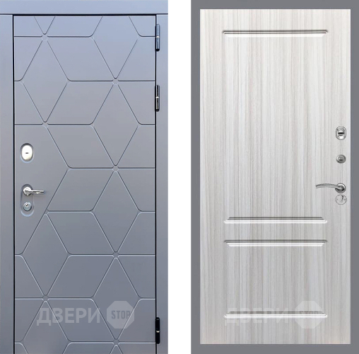 Входная металлическая Дверь Стоп КОСМО ФЛ-117 Сандал белый в Балашихе