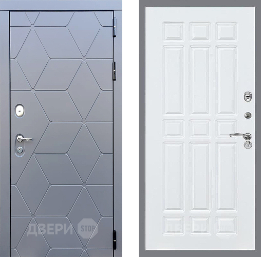 Входная металлическая Дверь Стоп КОСМО ФЛ-33 Силк Сноу в Балашихе