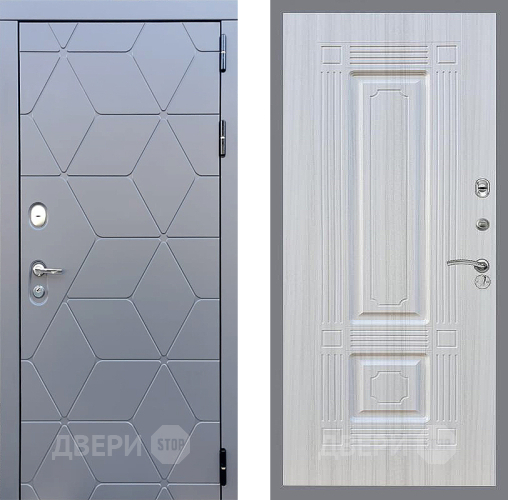 Входная металлическая Дверь Стоп КОСМО ФЛ-2 Сандал белый в Балашихе