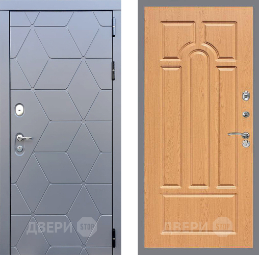 Входная металлическая Дверь Стоп КОСМО ФЛ-58 Дуб в Балашихе