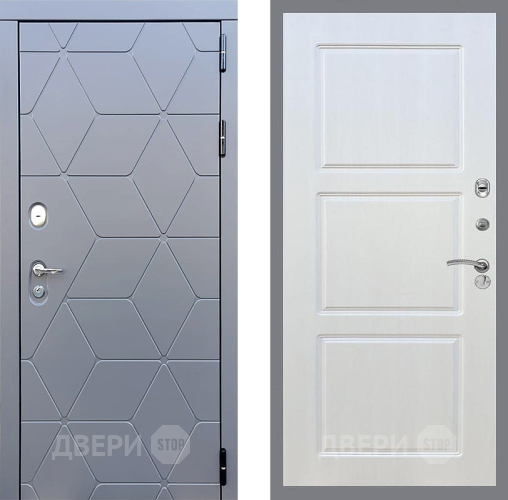 Входная металлическая Дверь Стоп КОСМО ФЛ-3 Лиственница беж в Балашихе