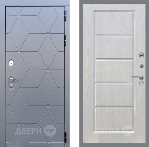 Входная металлическая Дверь Стоп КОСМО ФЛ-39 Лиственница беж в Балашихе