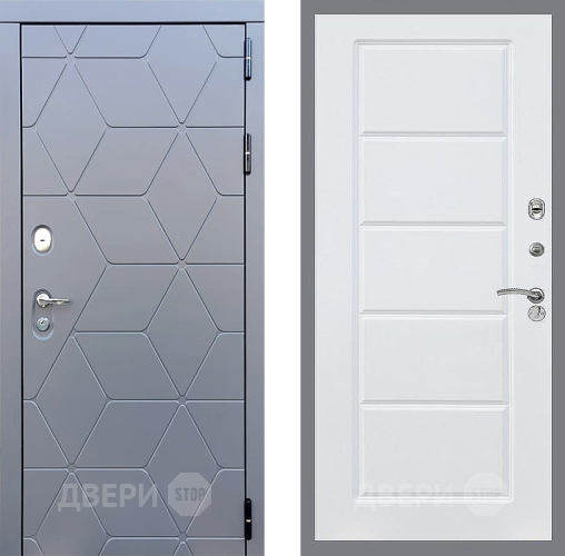 Входная металлическая Дверь Стоп КОСМО ФЛ-39 Силк Сноу в Балашихе