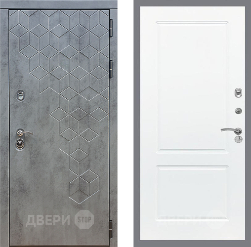 Входная металлическая Дверь Стоп БЕТОН ФЛ-117 Силк Сноу в Балашихе