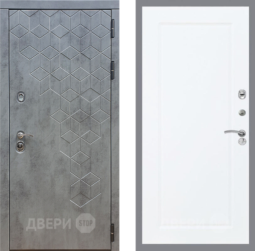 Входная металлическая Дверь Стоп БЕТОН ФЛ-119 Силк Сноу в Балашихе