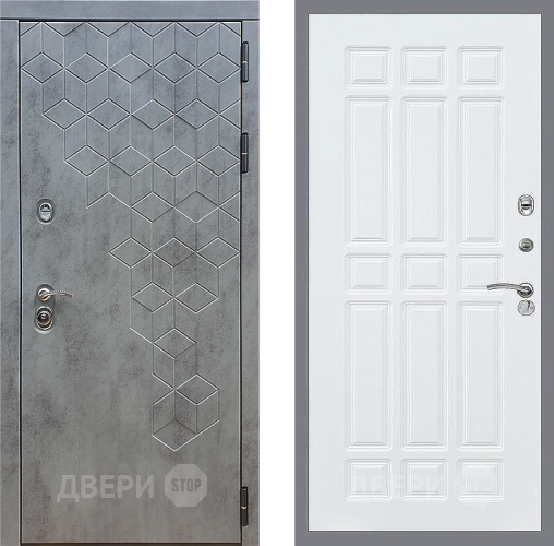Входная металлическая Дверь Стоп БЕТОН ФЛ-33 Силк Сноу в Балашихе