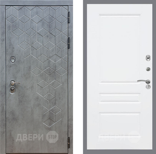 Входная металлическая Дверь Стоп БЕТОН ФЛ-243 Силк Сноу в Балашихе