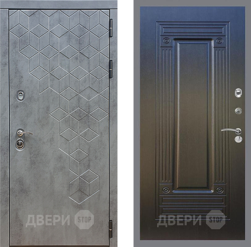 Входная металлическая Дверь Стоп БЕТОН ФЛ-4 Венге в Балашихе