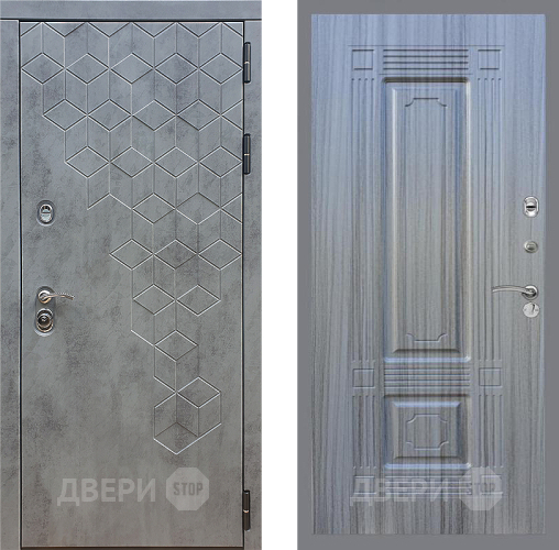 Входная металлическая Дверь Стоп БЕТОН ФЛ-2 Сандал грей в Балашихе