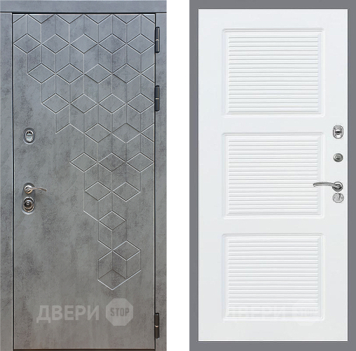 Входная металлическая Дверь Стоп БЕТОН ФЛ-1 Силк Сноу в Балашихе