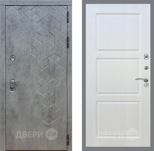 Входная металлическая Дверь Стоп БЕТОН ФЛ-3 Лиственница беж в Балашихе