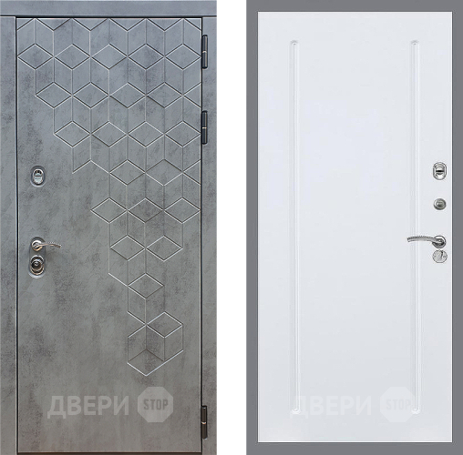 Входная металлическая Дверь Стоп БЕТОН ФЛ-68 Силк Сноу в Балашихе