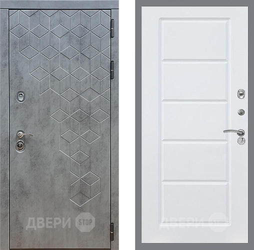 Входная металлическая Дверь Стоп БЕТОН ФЛ-39 Силк Сноу в Балашихе