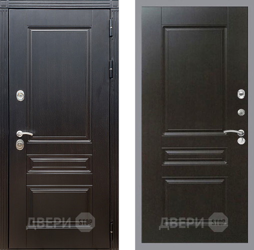 Входная металлическая Дверь Стоп МЕГАПОЛИС ФЛ-243 Венге в Балашихе