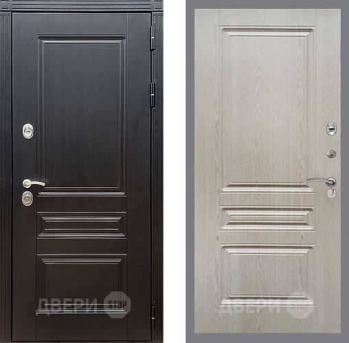 Входная металлическая Дверь Стоп МЕГАПОЛИС ФЛ-243 Беленый дуб в Балашихе