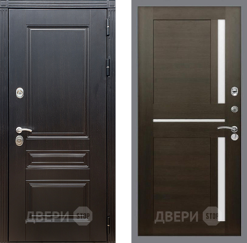 Входная металлическая Дверь Стоп МЕГАПОЛИС СБ-18 Венге в Балашихе