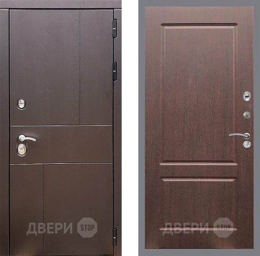 Дверь Стоп УРБАН ФЛ-117 Орех премиум в Балашихе