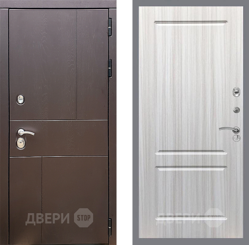 Входная металлическая Дверь Стоп УРБАН ФЛ-117 Сандал белый в Балашихе