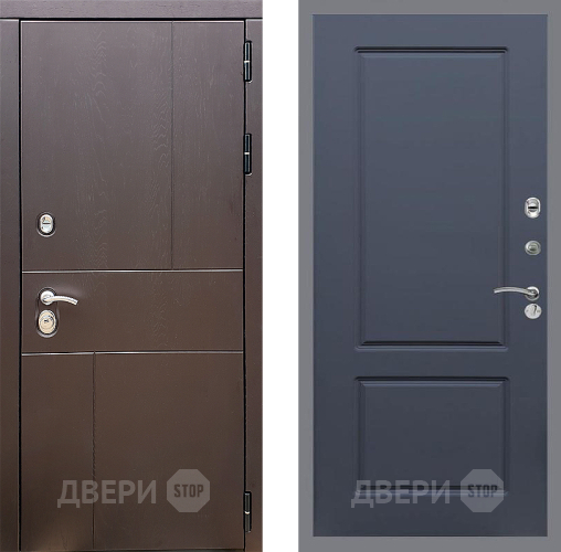 Дверь Стоп УРБАН ФЛ-117 Силк титан в Балашихе