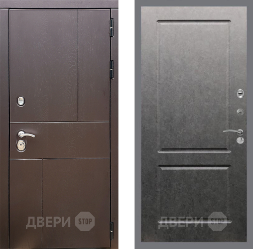 Входная металлическая Дверь Стоп УРБАН ФЛ-117 Штукатурка графит в Балашихе