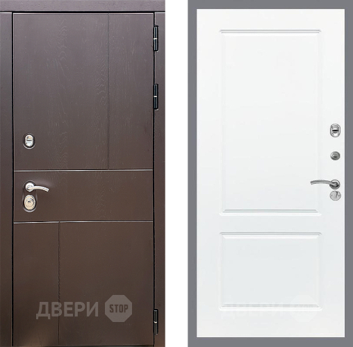Дверь Стоп УРБАН ФЛ-117 Силк Сноу в Балашихе
