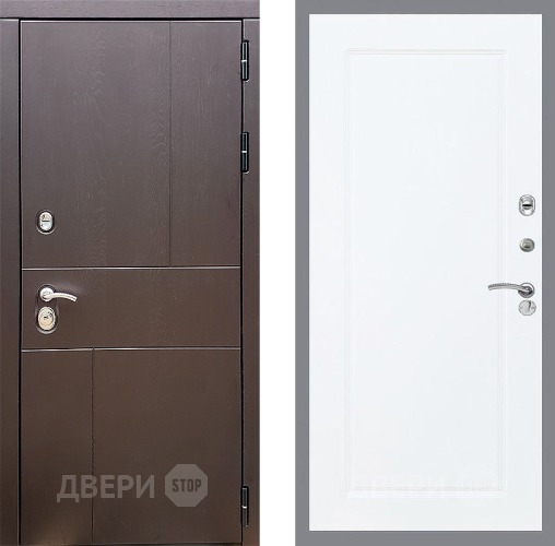 Входная металлическая Дверь Стоп УРБАН ФЛ-119 Силк Сноу в Балашихе