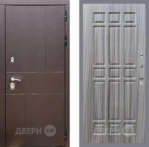 Входная металлическая Дверь Стоп УРБАН ФЛ-33 Сандал грей в Балашихе