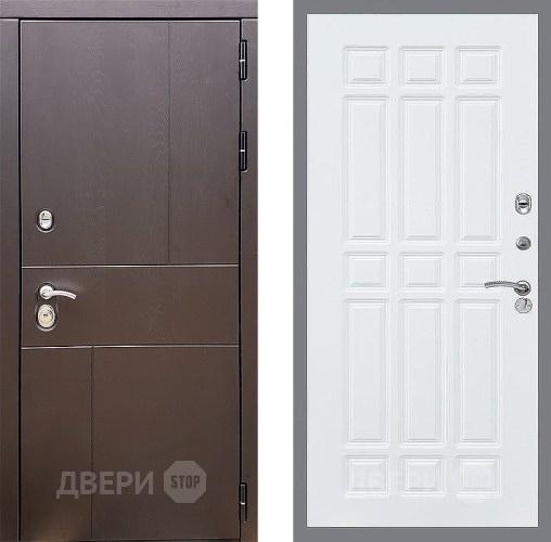Входная металлическая Дверь Стоп УРБАН ФЛ-33 Силк Сноу в Балашихе